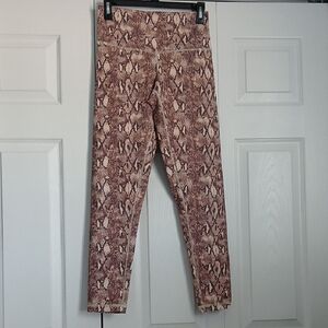 DYI Brown Snake Print Leggings